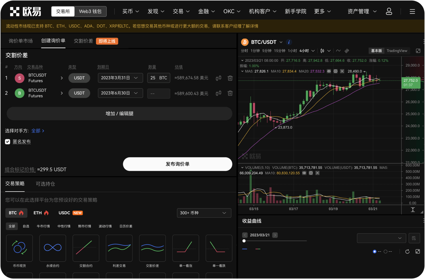 世链OK交易所的“邮件通知”包括哪些内容